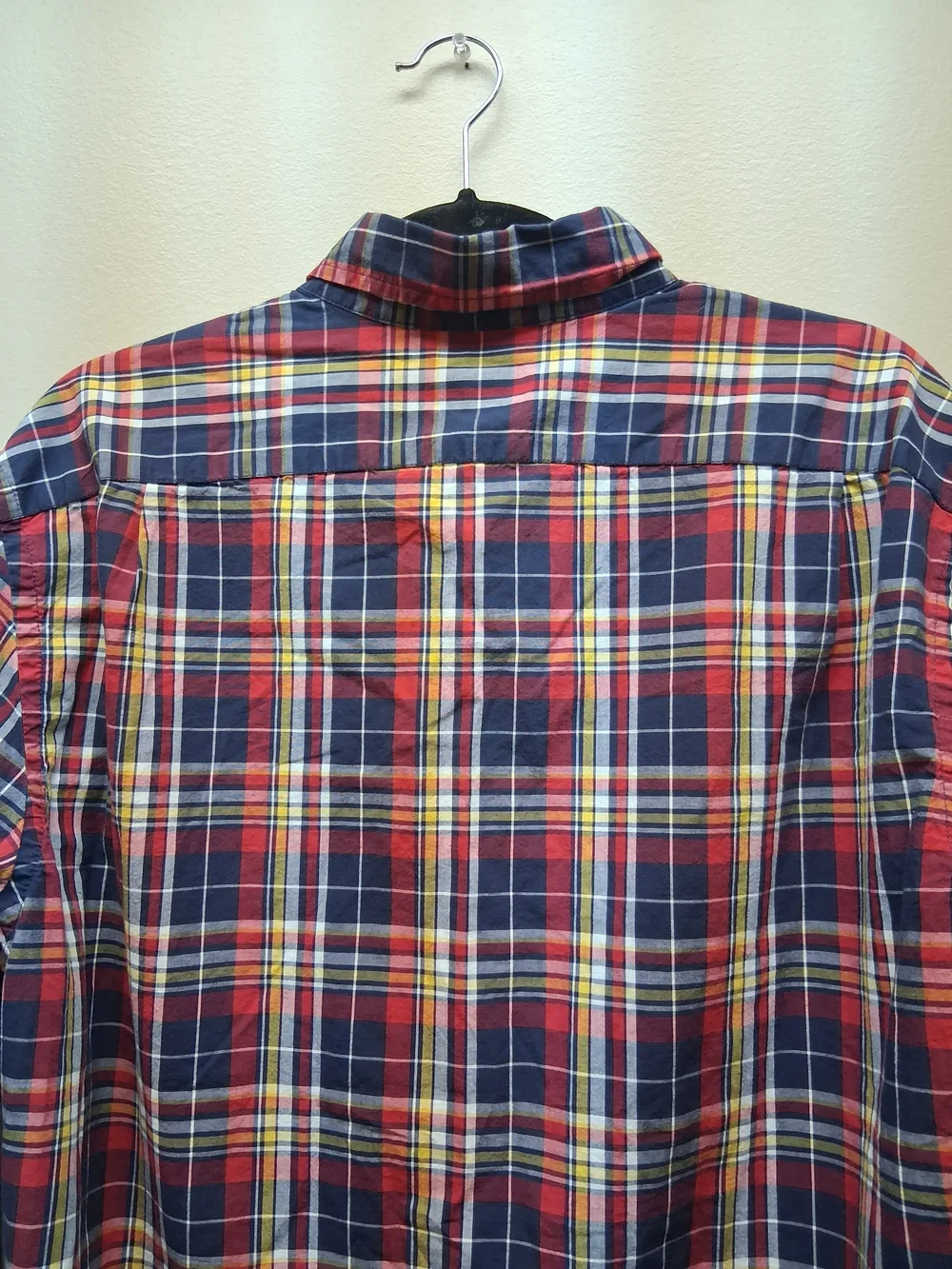 J.Crew Classic Flex Washed Button-Down Sport Shirt Multi Color Plaid Pattern L